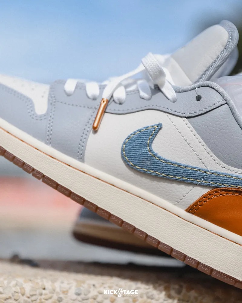 859 -  Giày Nike Air Jordan 1 Low GS Denim Swoosh FZ5046 041 [HÀNG CHÍNH HÃNG]