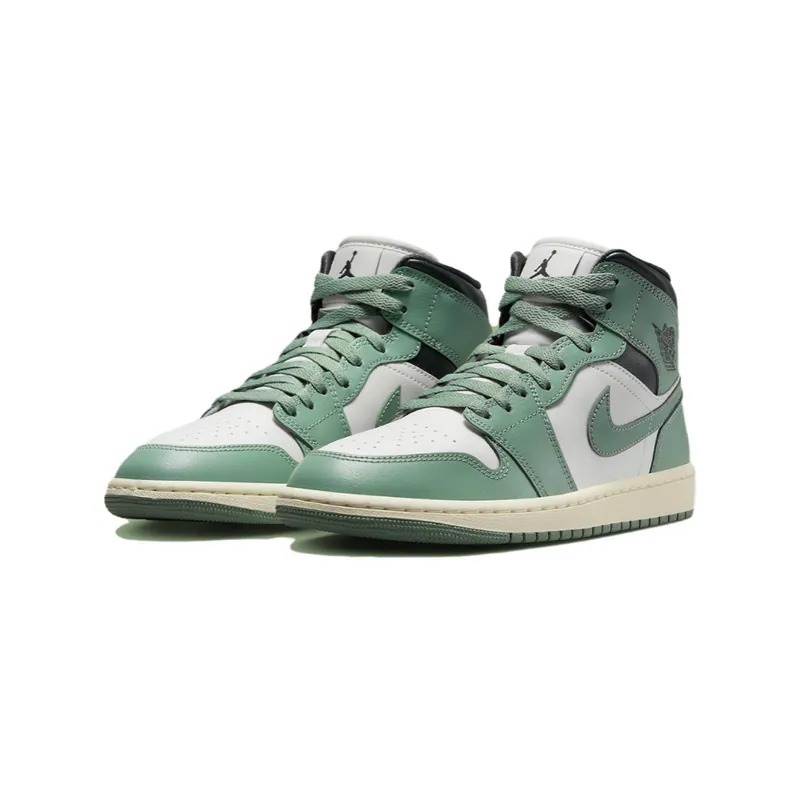 1108 -  Giày Nike Air Jordan 1 Mid Jade Smoke BQ6472 130  [HÀNG CHÍNH HÃNG]