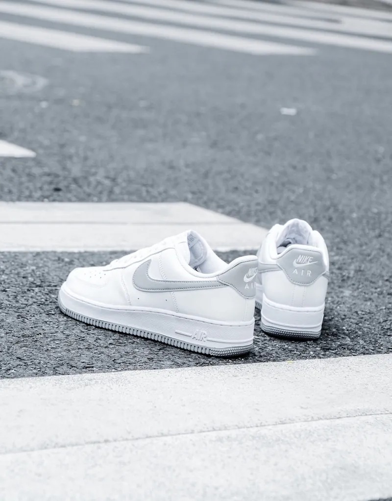 755 -  Giày Nike Air Force 1 White Light Smoke Grey FJ4146 100  [HÀNG CHÍNH HÃNG]