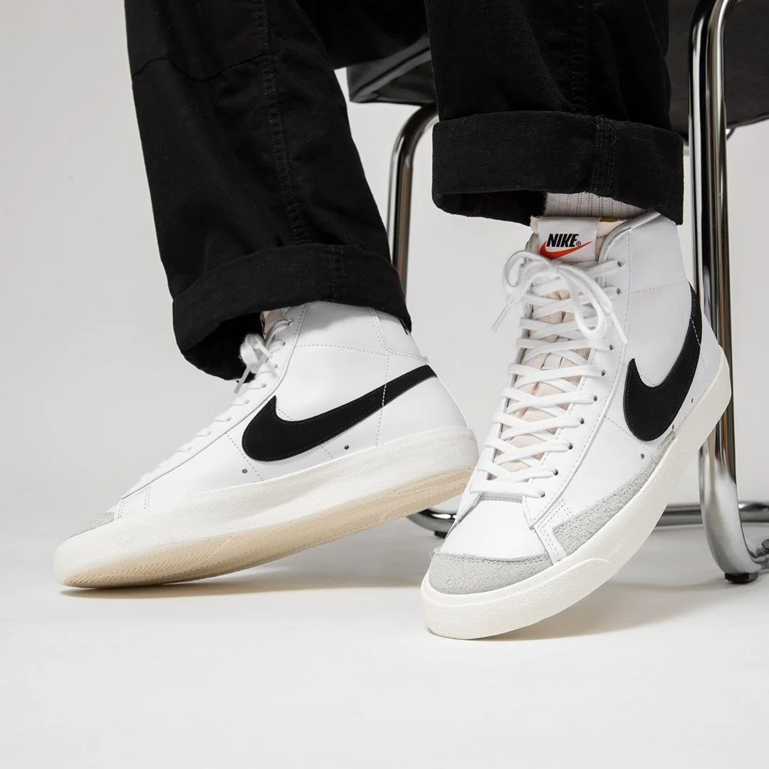 1739 - Giày Nike Blazer Mid ’77 Vintage ‘White Black’ BQ6806-100 [HÀNG CHÍNH HÃNG]