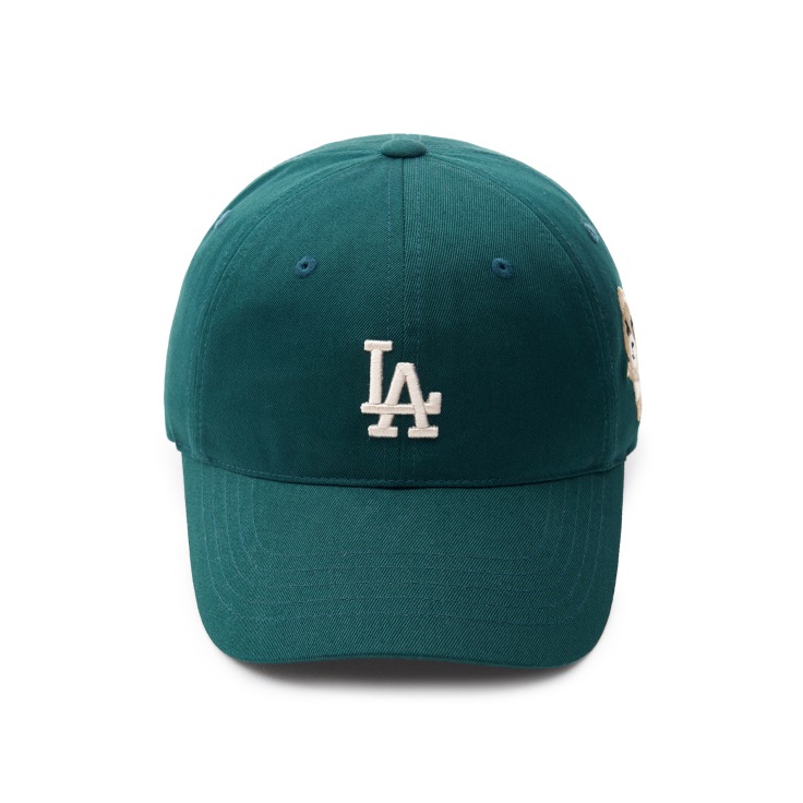 393 -  Nón MLB Unstructured Ball cap - Xanh Lá - LA Trắng Thỏ [HÀNG CHÍNH HÃNG]