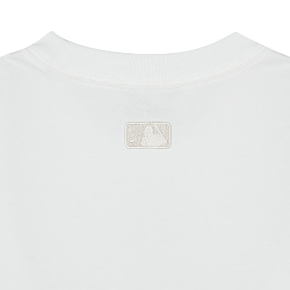 981 -  Áo MLB NY 2024 Basic Lettering Over Fit New York Yankees - White Trắng - Code 3ATSB2243 07WHS [HÀNG CHÍNH HÃNG]
