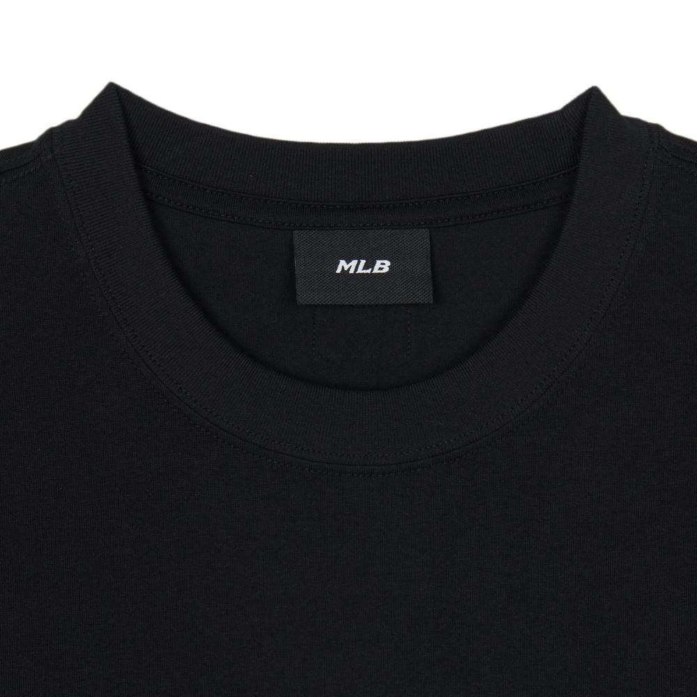 980 -  Áo MLB NY 2024 Basic Lettering Over Fit New York Yankees - Black Đen - Code 3ATSB2243 50BKS [HÀNG CHÍNH HÃNG]