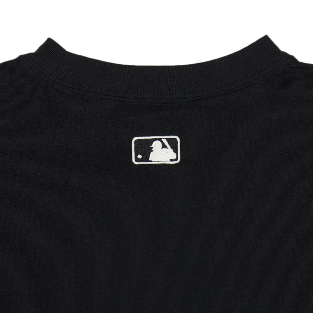 980 -  Áo MLB NY 2024 Basic Lettering Over Fit New York Yankees - Black Đen - Code 3ATSB2243 50BKS [HÀNG CHÍNH HÃNG]