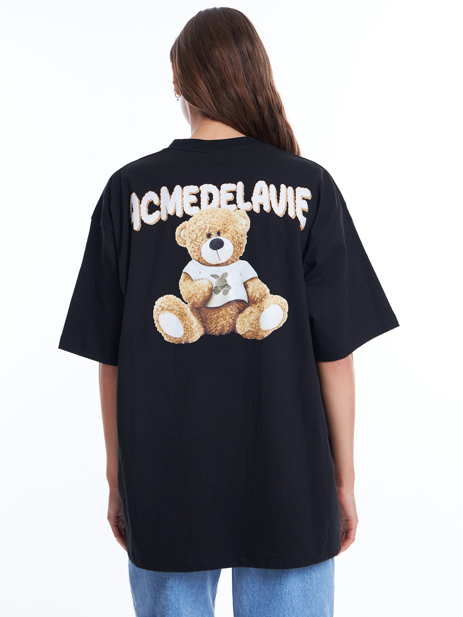 2635 - Áo ADLV Rabbit Bear Đen Acmé de la vie ADLV-24SS-SSARTB-BLK [HÀNG CHÍNH HÃNG]