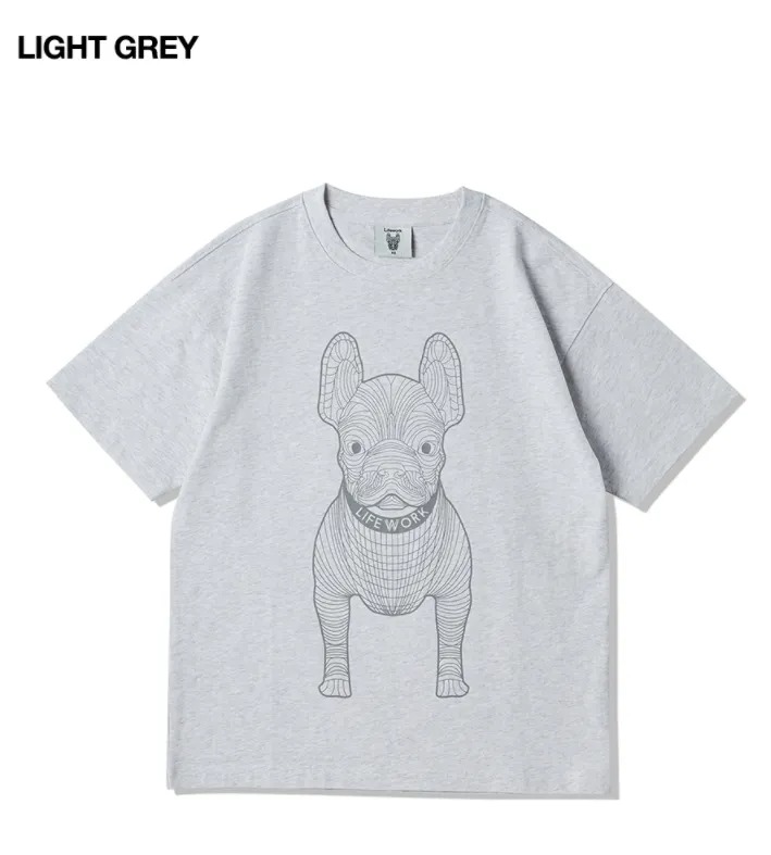 1742 -  Áo Life Work Silket Racket Light Grey Short LW255TS982-GR [HÀNG CHÍNH HÃNG]