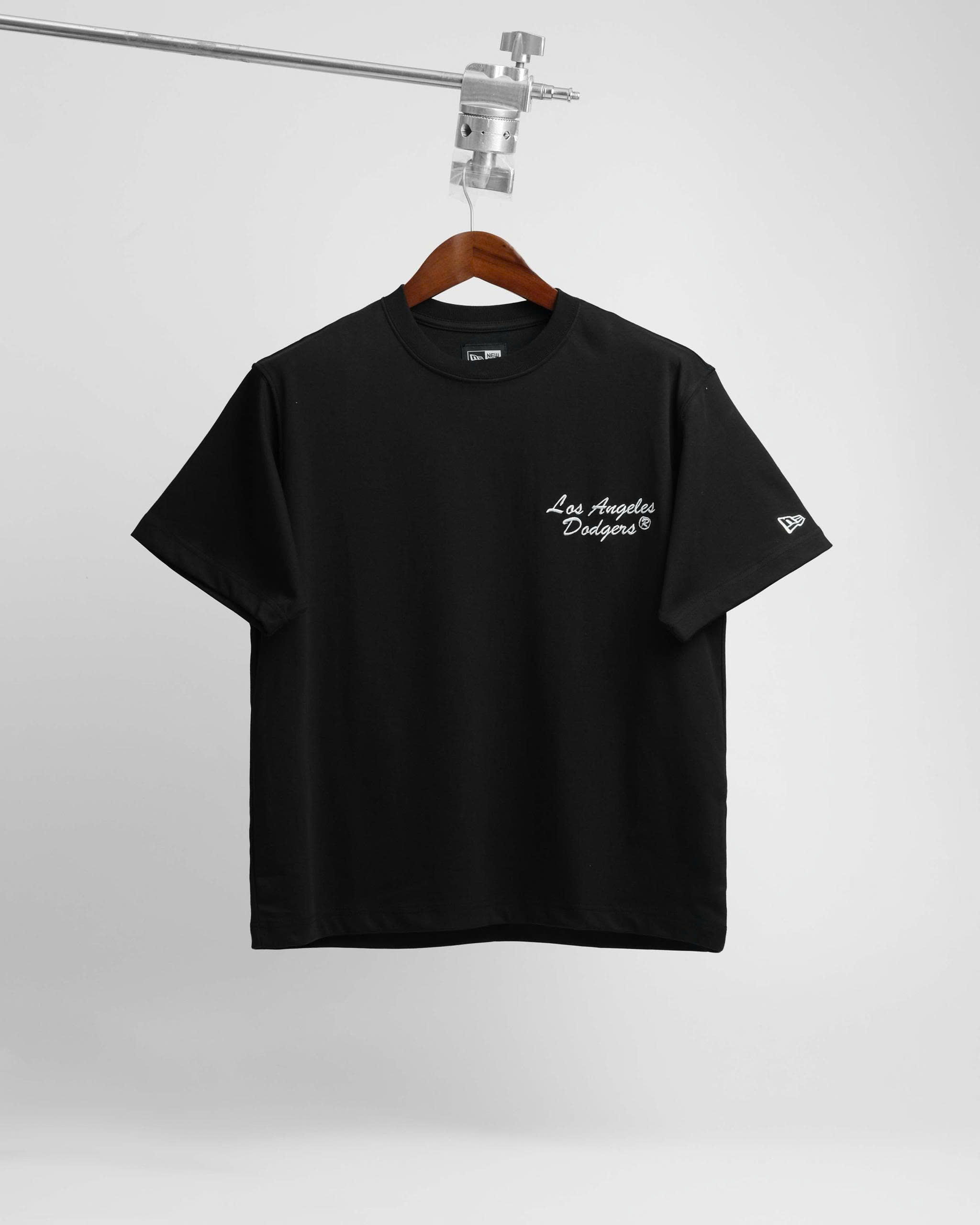 2571 - Áo New Era Los Angeles Xù Đen [HÀNG CHÍNH HÃNG]