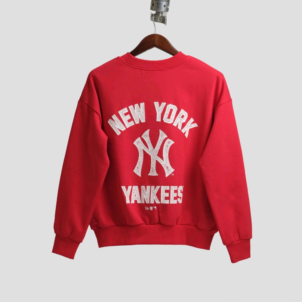 2248 - Áo Sweater New Era NY New York Yankees Basic Đỏ [HÀNG CHÍNH HÃNG]