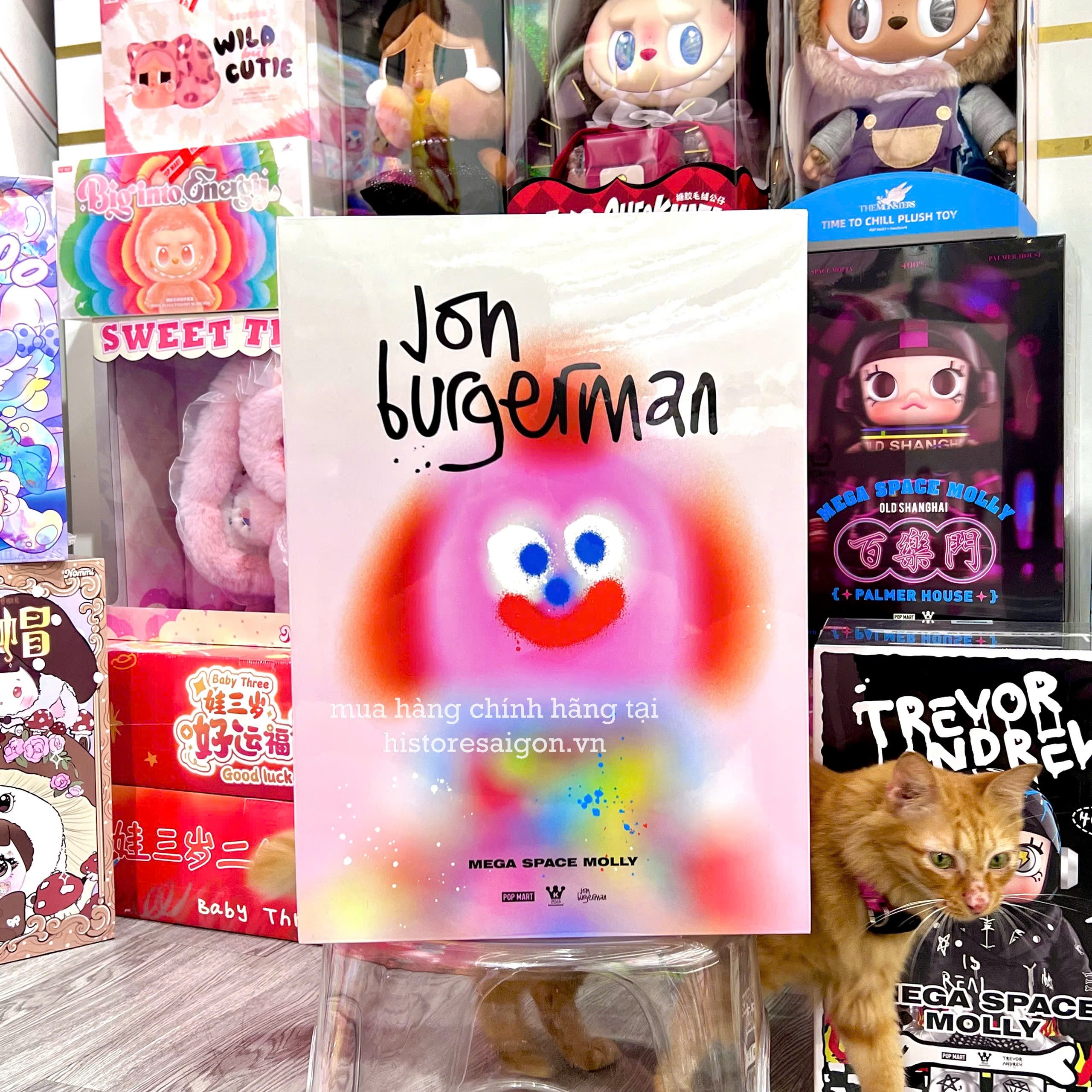 1419 - Molly Jon Burgerman 400% - POPMART MEGA SPACE MOLLY 400% Jon Burgerman 6931571046958 [CHÍNH HÃNG]