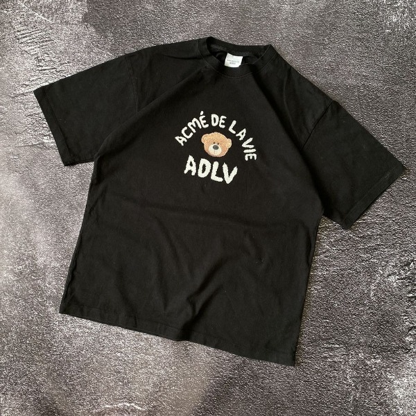 1857 - Áo ADLV Teddy Bear Doll Đen ADLV-21SS-SSADBK-TBD [HÀNG CHÍNH HÃNG]