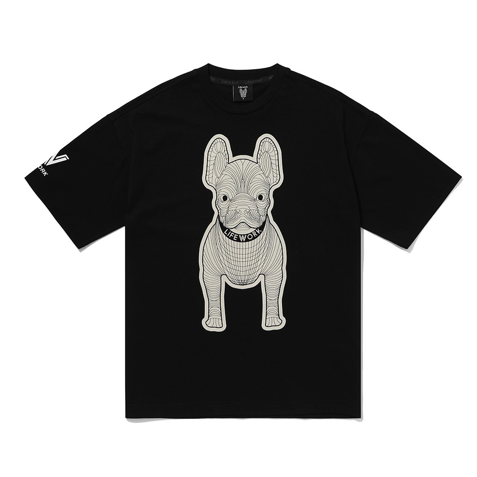 825 -  Áo Life Work Logo Radoc Signature - Black - Code LW245TS982-1 [HÀNG CHÍNH HÃNG]
