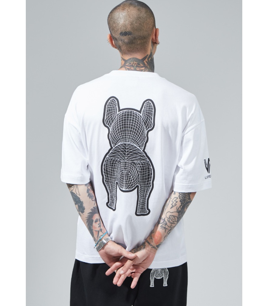 826 -  Áo Life Work Logo Radoc Signature - White - Code LW245TS982 [HÀNG CHÍNH HÃNG]