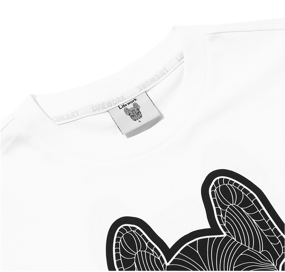 826 -  Áo Life Work Logo Radoc Signature - White - Code LW245TS982 [HÀNG CHÍNH HÃNG]