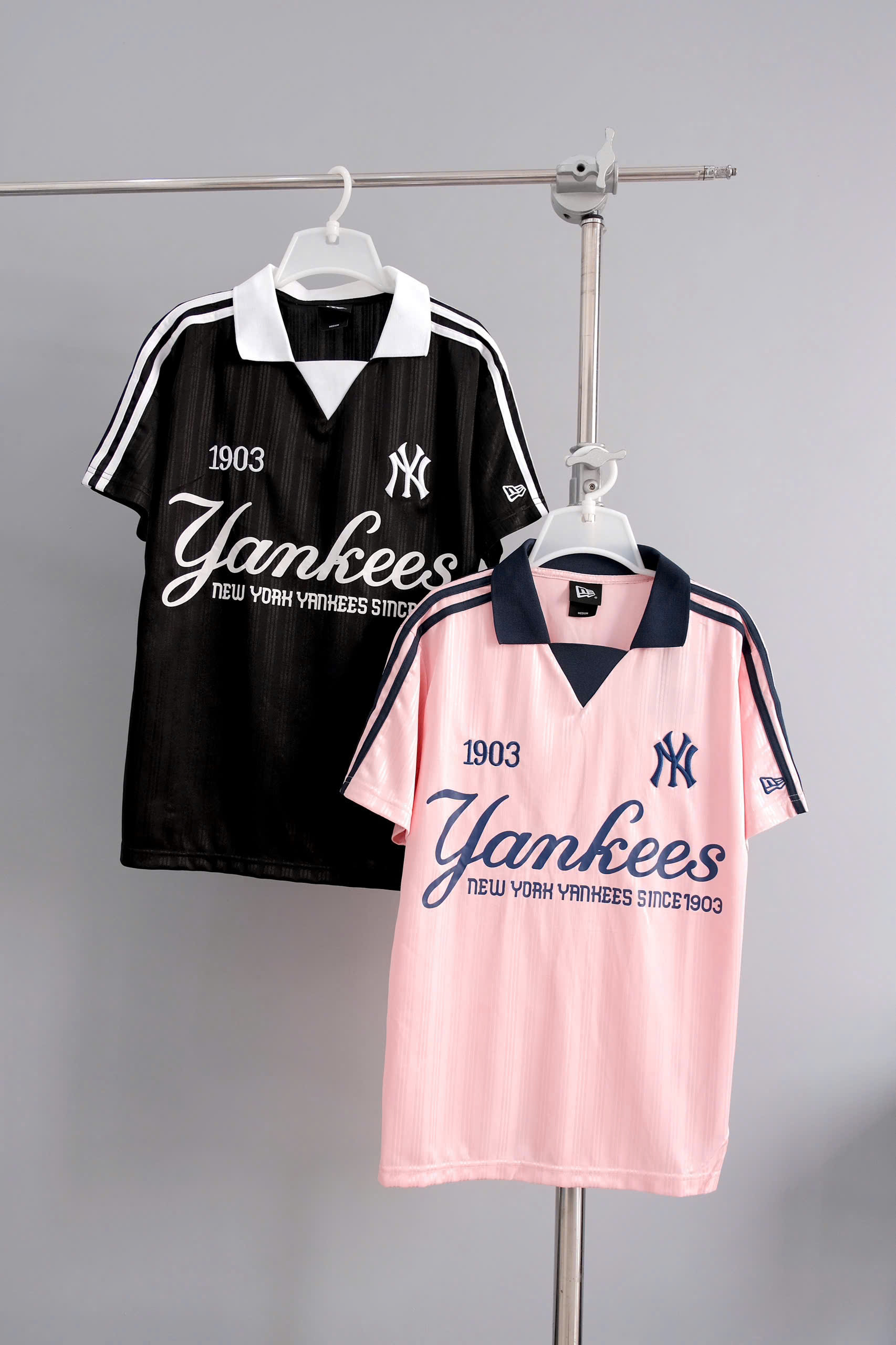 1940 - Áo Polo New Era NY New York 03 Jersey Hồng [HÀNG CHÍNH HÃNG]