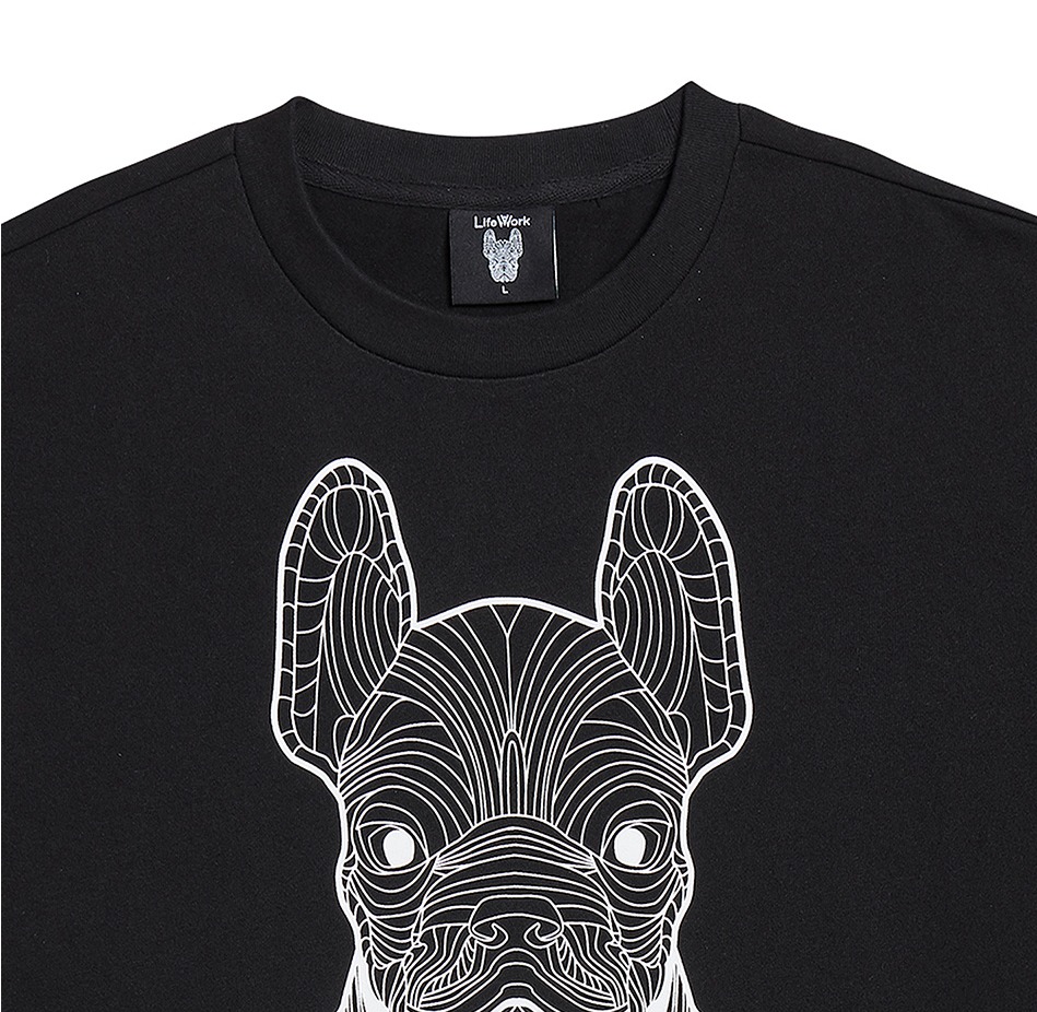 840 -  Áo Life Work Logo Radoc Signature - Jet Black - Code LW215TS990 [HÀNG CHÍNH HÃNG]
