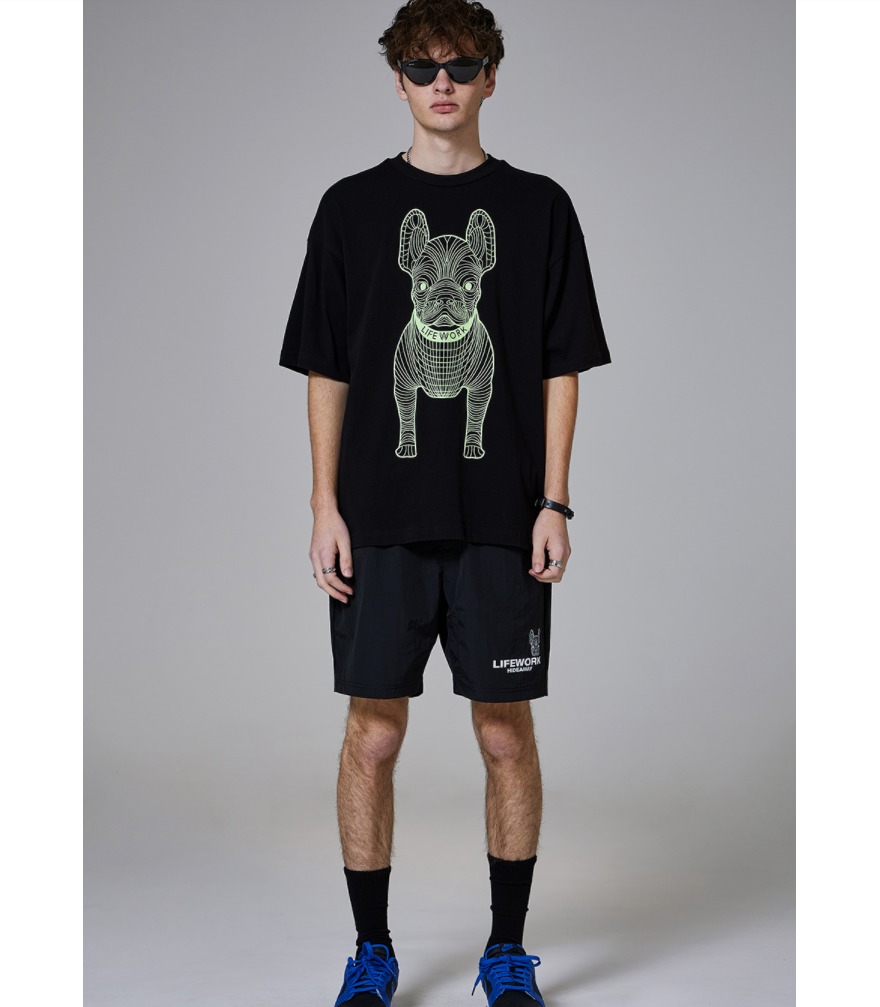 841 -  Áo Life Work Logo Radoc Signature - Deep Black - Code LW225TS990 [HÀNG CHÍNH HÃNG]