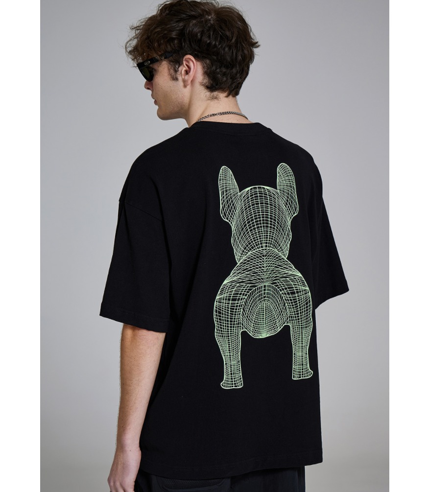 841 -  Áo Life Work Logo Radoc Signature - Deep Black - Code LW225TS990 [HÀNG CHÍNH HÃNG]