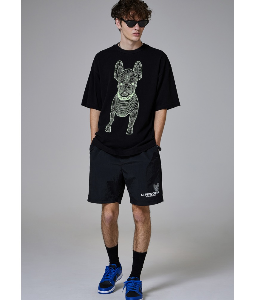841 -  Áo Life Work Logo Radoc Signature - Deep Black - Code LW225TS990 [HÀNG CHÍNH HÃNG]