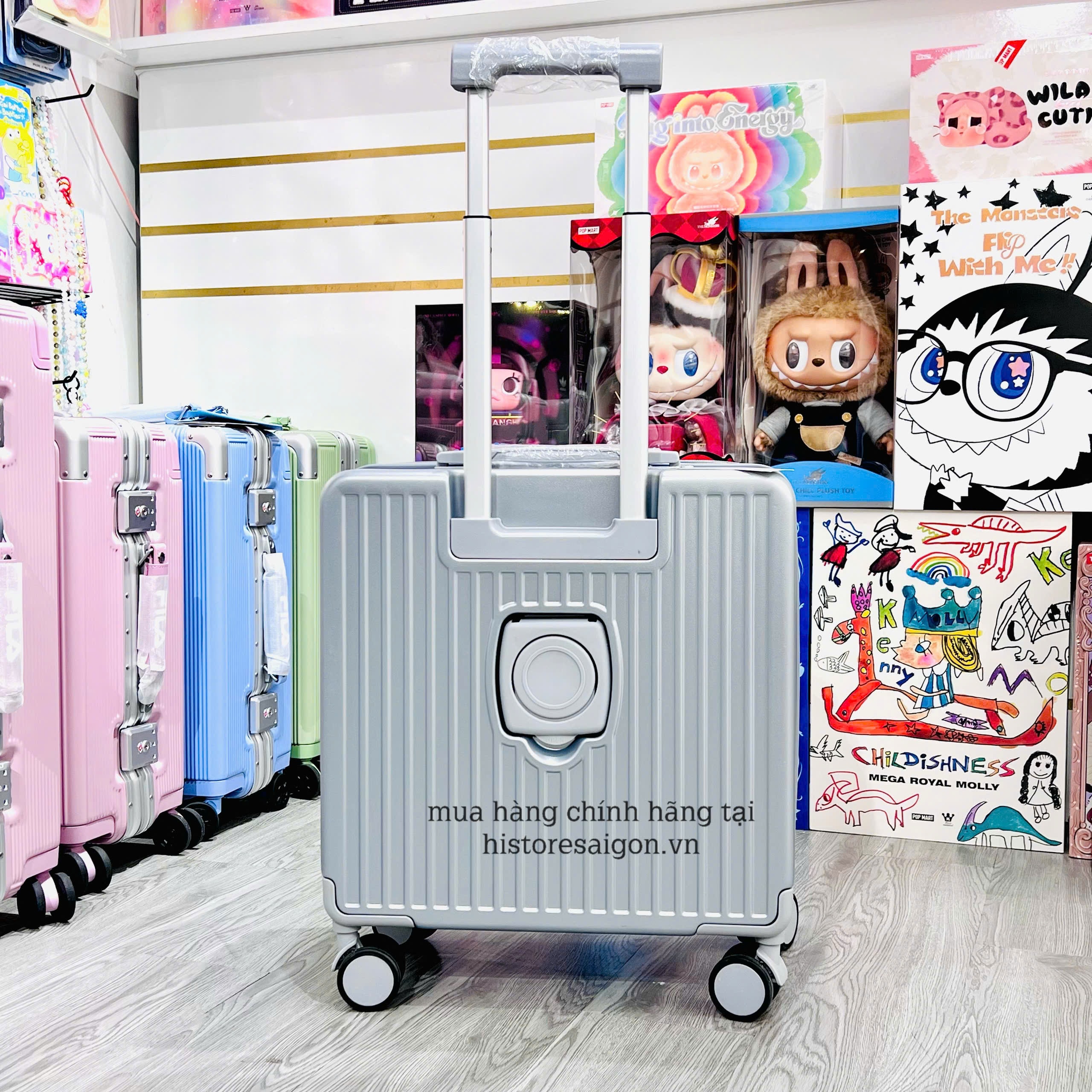 1327 - Vali Adidas Xách Tay Xám Embossed Logo Size Cabin Mang Lên Máy Bay [CHÍNH HÃNG]