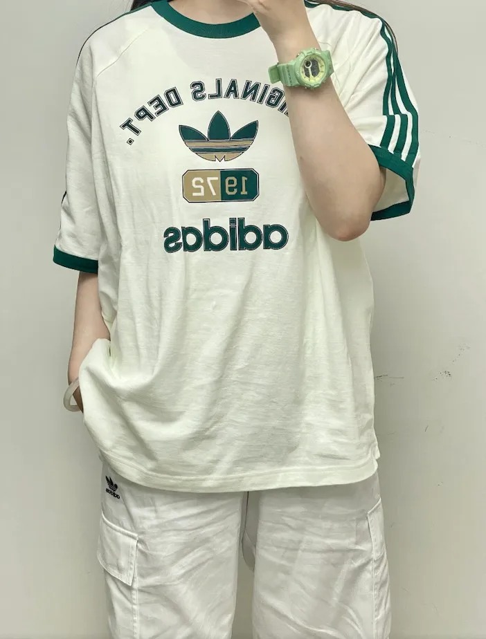 1764 - Áo Adidas 3-Stripes Originals Dept. Graphic Tee Off White KD6266 [HÀNG CHÍNH HÃNG]