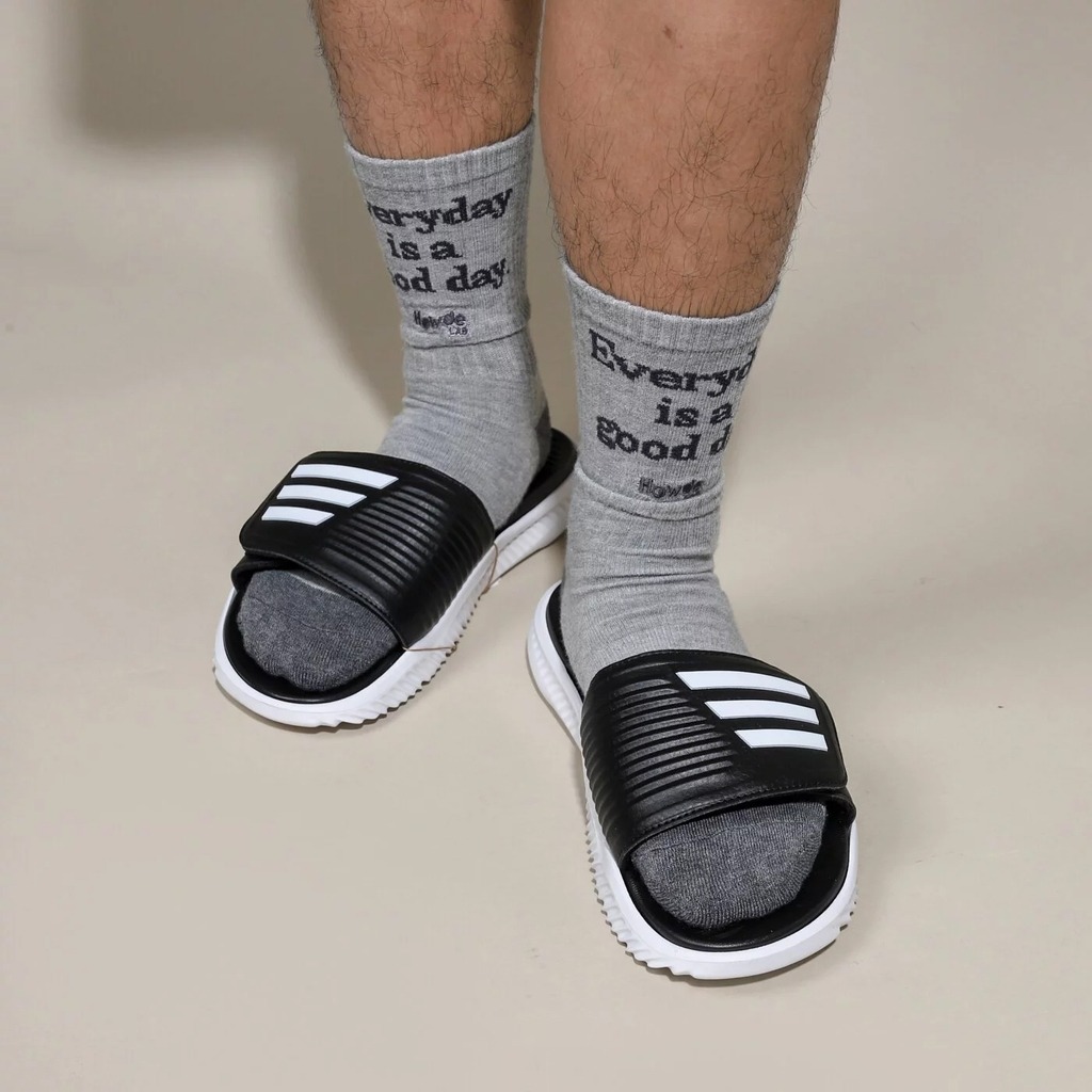 757 -  Dép Adidas Alphabounce 2.0 Black White - Code GY9415 [HÀNG CHÍNH HÃNG]