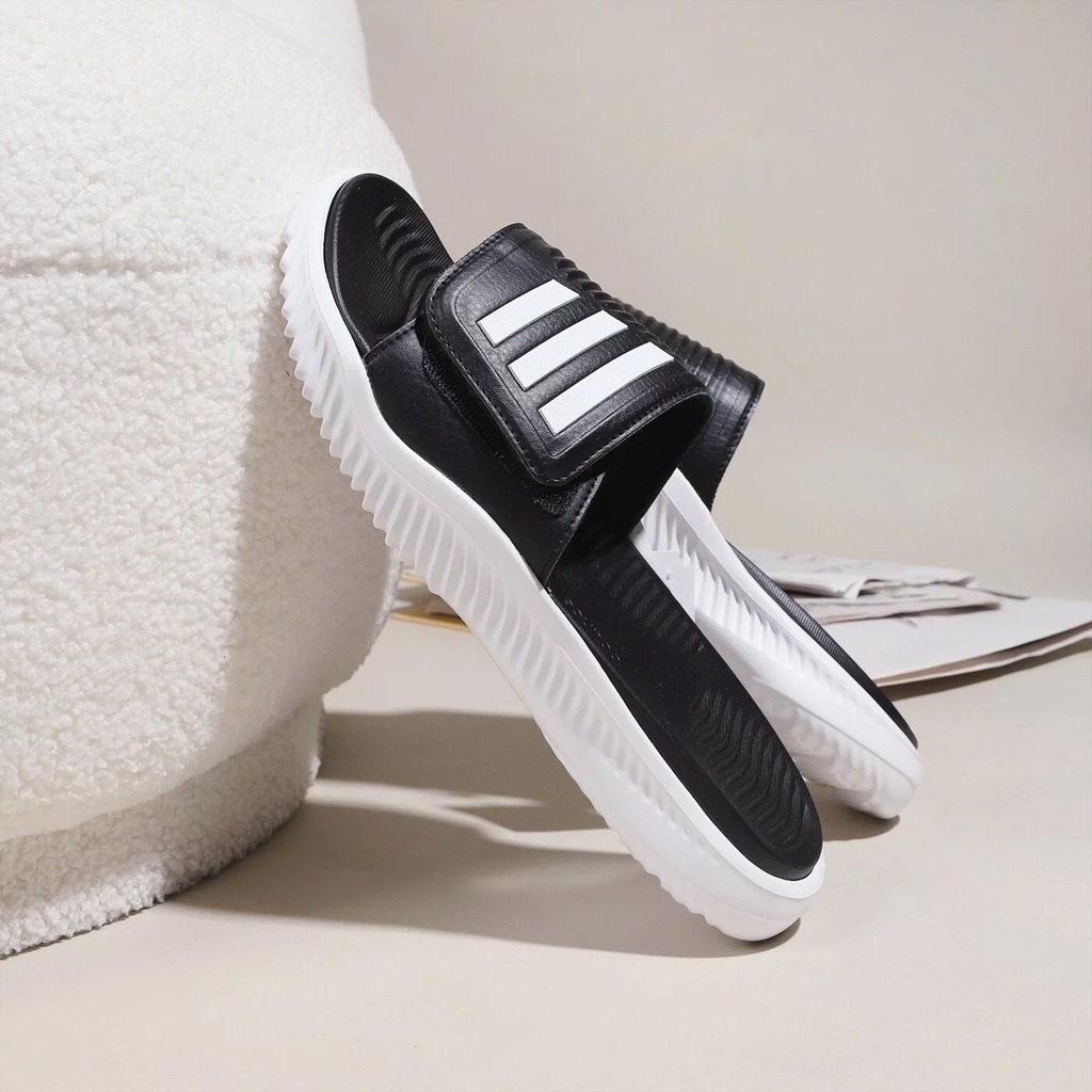 757 -  Dép Adidas Alphabounce 2.0 Black White - Code GY9415 [HÀNG CHÍNH HÃNG]