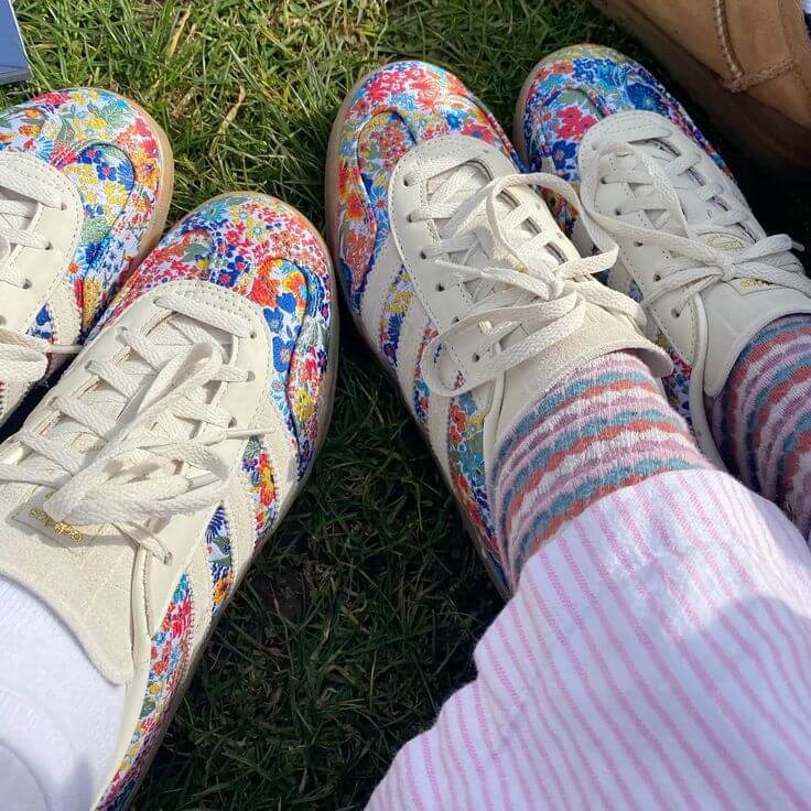 2582 - Giày Adidas Gazelle Indoor Liberty London Floral Embroidery JP5309 [HÀNG CHÍNH HÃNG]