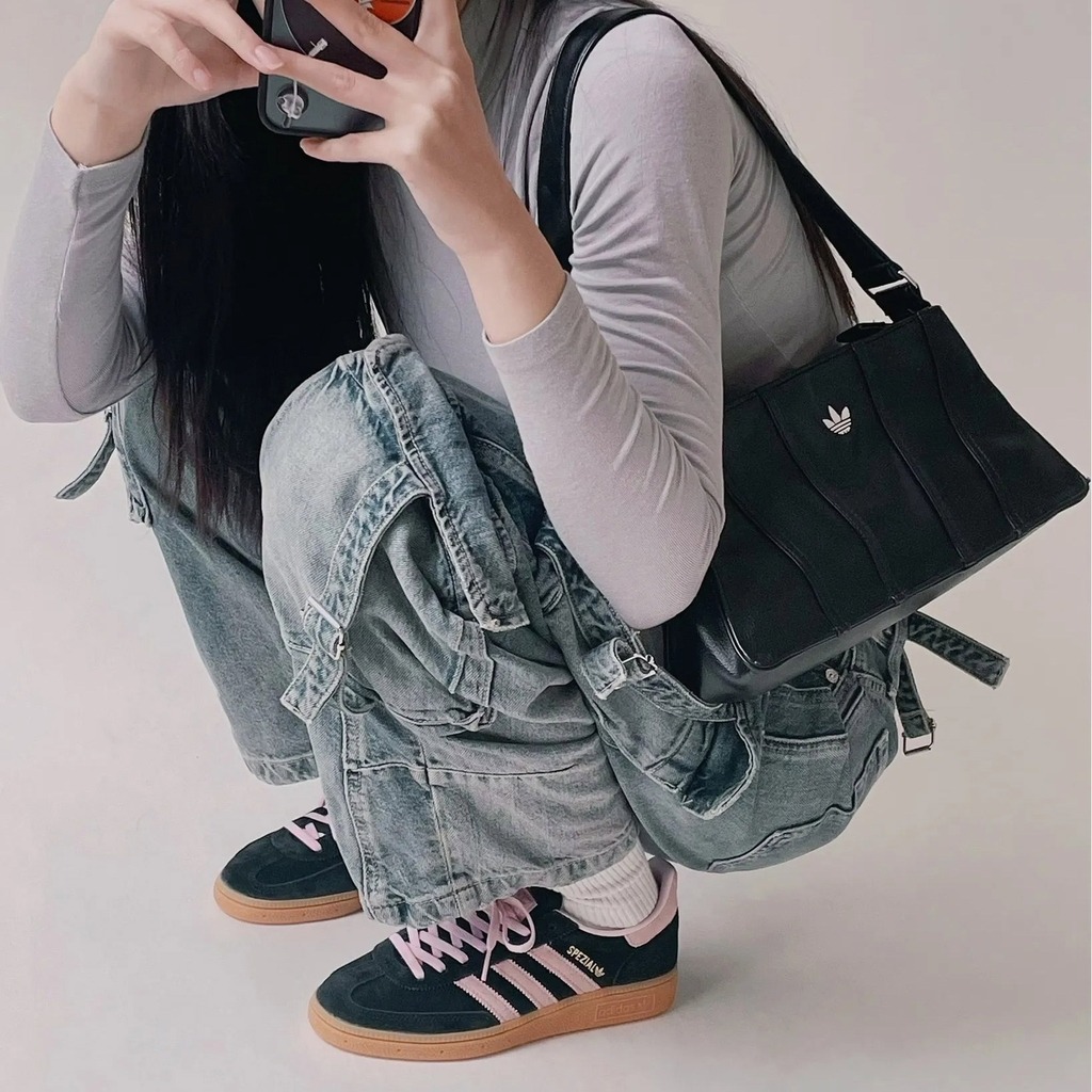 1572 -  Giày Adidas Handball Spezial Black Clear Pink Gum IE5897 [CHÍNH HÃNG]