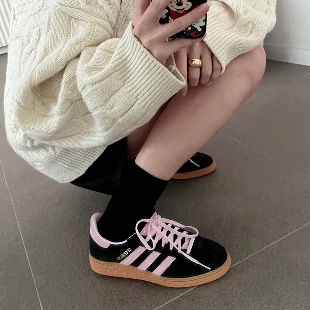 1572 -  Giày Adidas Handball Spezial Black Clear Pink Gum IE5897 [CHÍNH HÃNG]