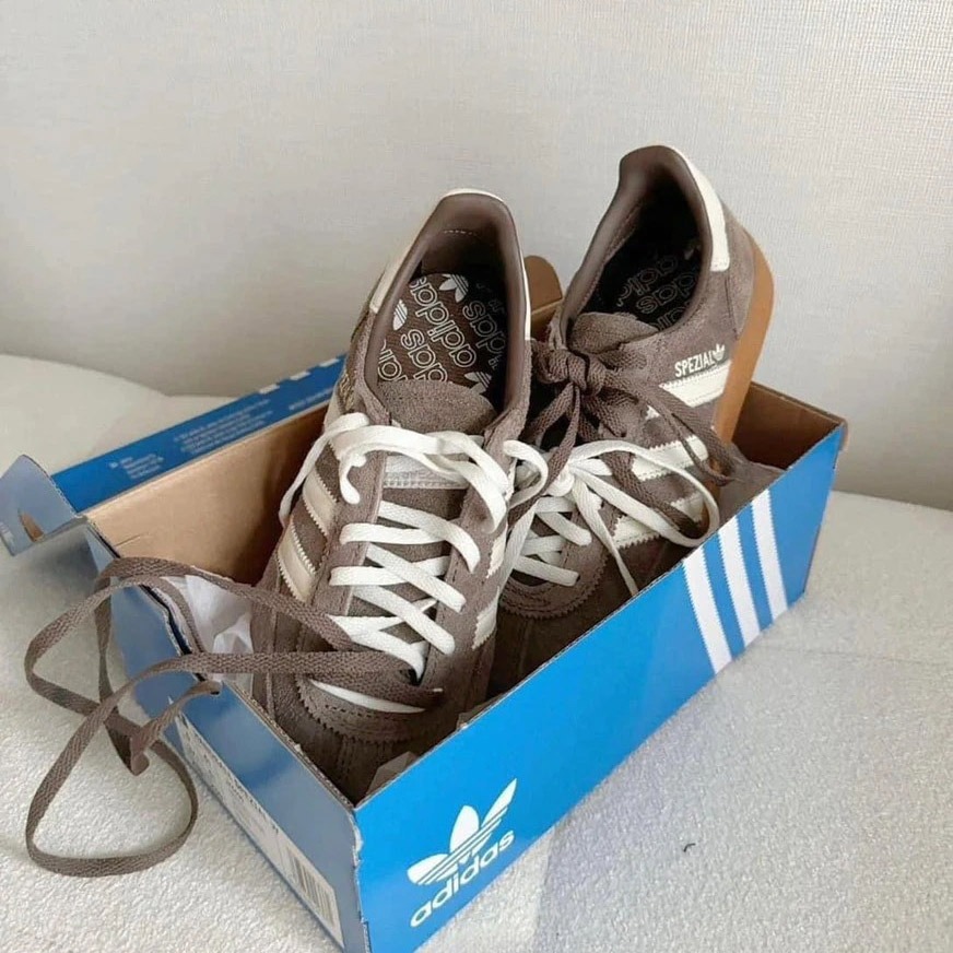 1767 - Giày Adidas Handball Spezial Earth Strata Gum IF6490 [HÀNG CHÍNH HÃNG]