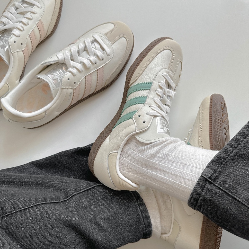 1375 - Giày Adidas Samba OG White Hazy Green IH2752 [CHÍNH HÃNG]