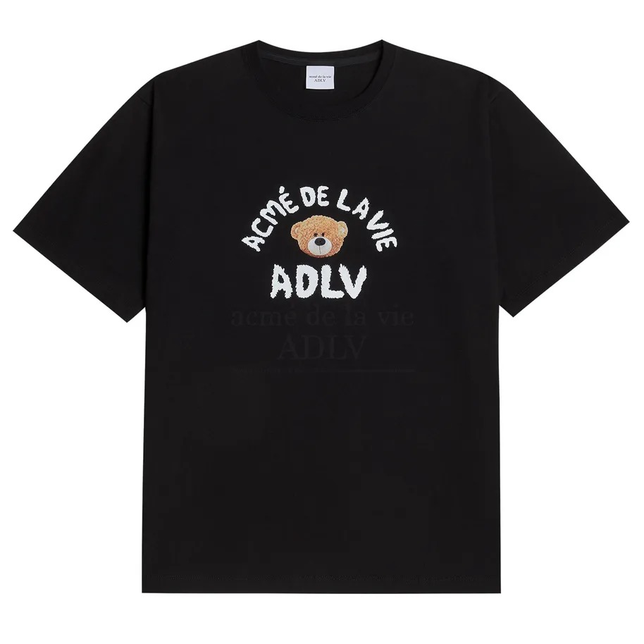 1857 - Áo ADLV Teddy Bear Doll Đen ADLV-21SS-SSADBK-TBD [HÀNG CHÍNH HÃNG]