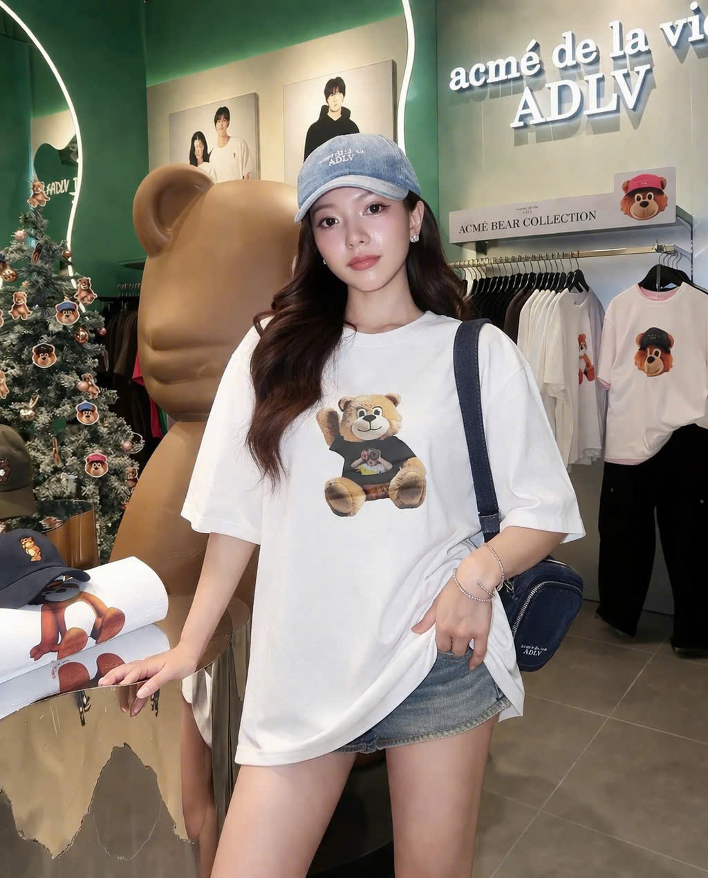 2746 - Áo ADLV Rabbit Hug Short Trắng Acmé de la vie [HÀNG CHÍNH HÃNG]