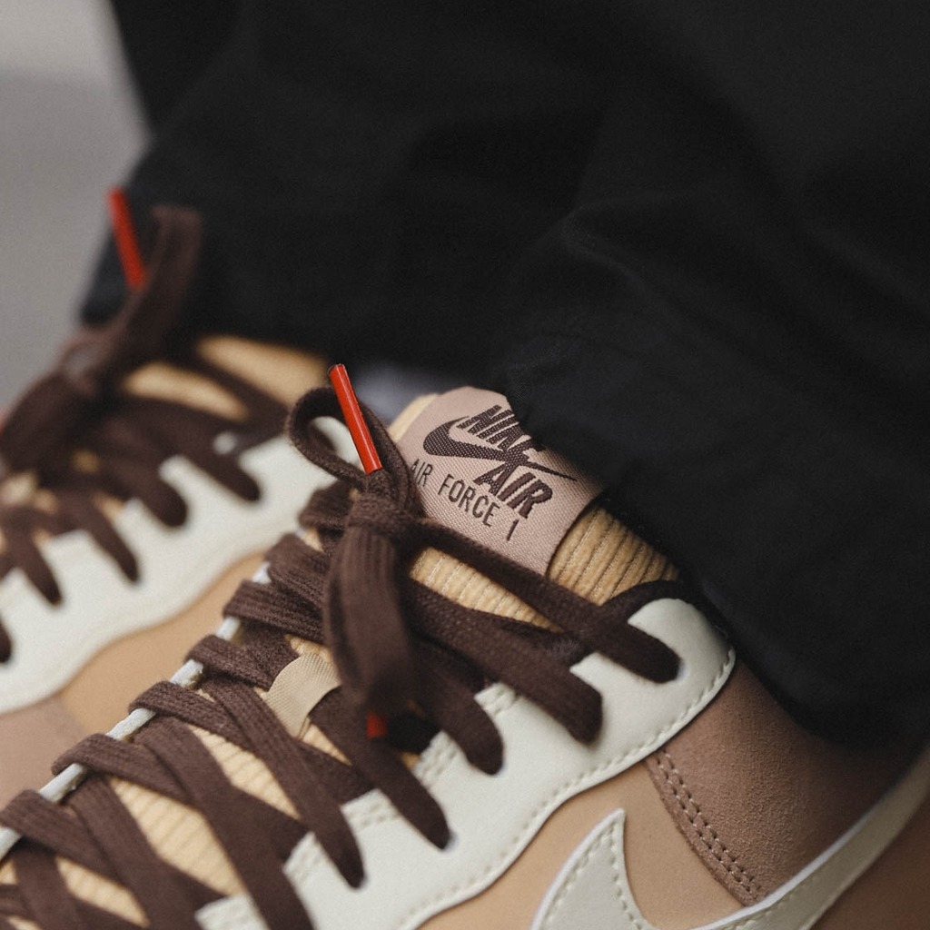 799 -  Giày Nike Air Force 1 Low 07 LV8 EMB Hemp Coconut Milk FB8878 200 [HÀNG CHÍNH HÃNG]