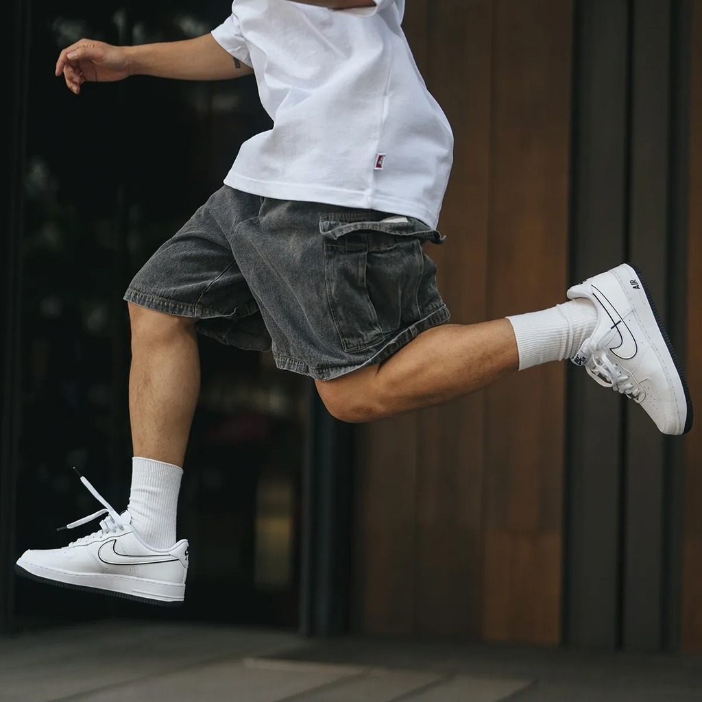 466 -  Giày Nike Air Force 1 Low Outline White Black - Code DV0788-103 [HÀNG CHÍNH HÃNG]