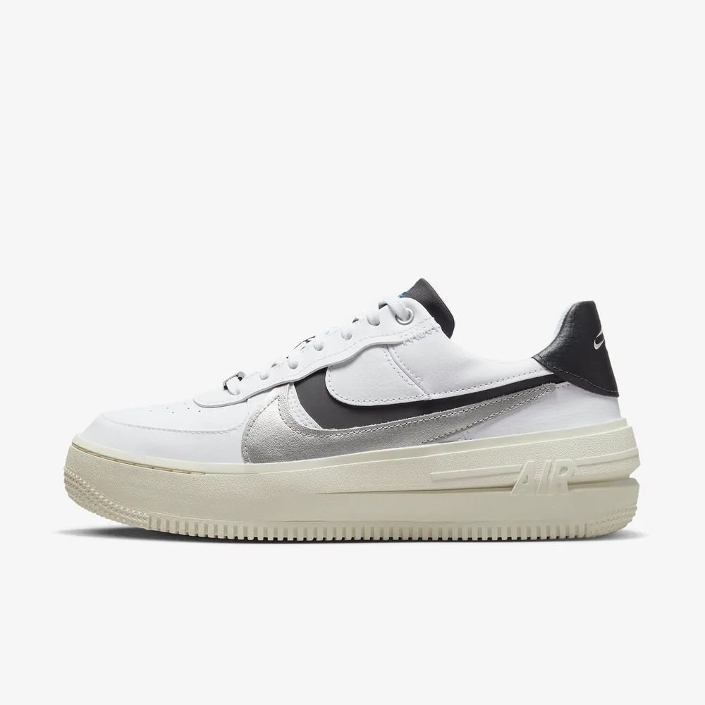 800 -  Giày Nike Air Force 1 PLT.AF.ORM Metallic Silver Black DX3199 100 [HÀNG CHÍNH HÃNG]