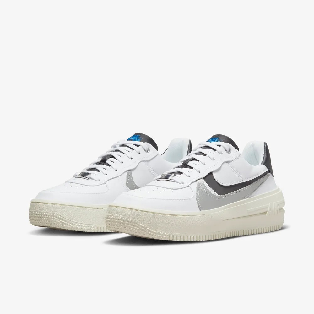800 -  Giày Nike Air Force 1 PLT.AF.ORM Metallic Silver Black DX3199 100 [HÀNG CHÍNH HÃNG]