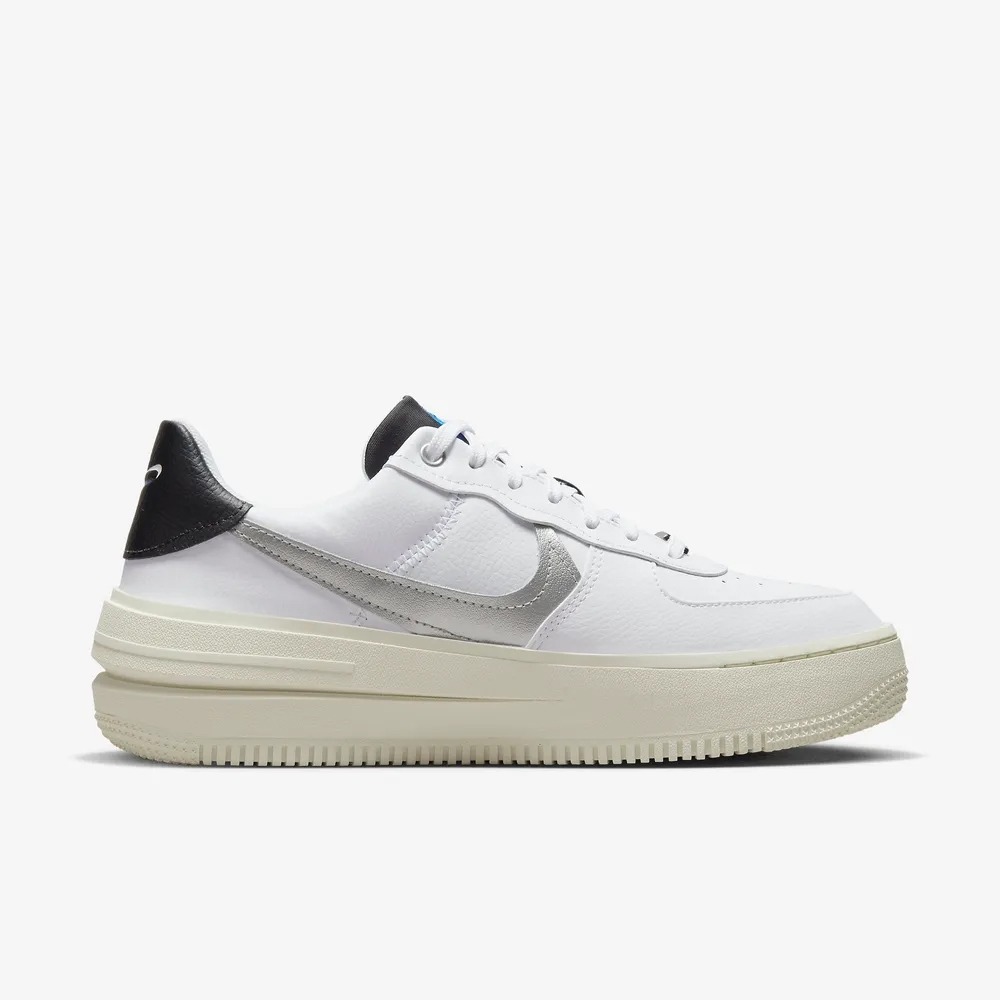 800 -  Giày Nike Air Force 1 PLT.AF.ORM Metallic Silver Black DX3199 100 [HÀNG CHÍNH HÃNG]