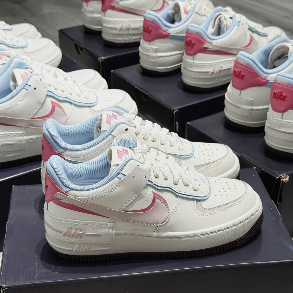 2617 - Giày Nike Air Force 1 Shadow White Pink Blue IQ9803-161 [HÀNG CHÍNH HÃNG]