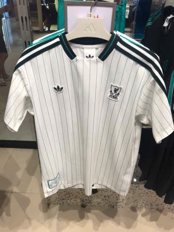 1815 - Áo Adidas Liverpool FC Terrace Icon White / Sea Green JW5466 [HÀNG CHÍNH HÃNG]