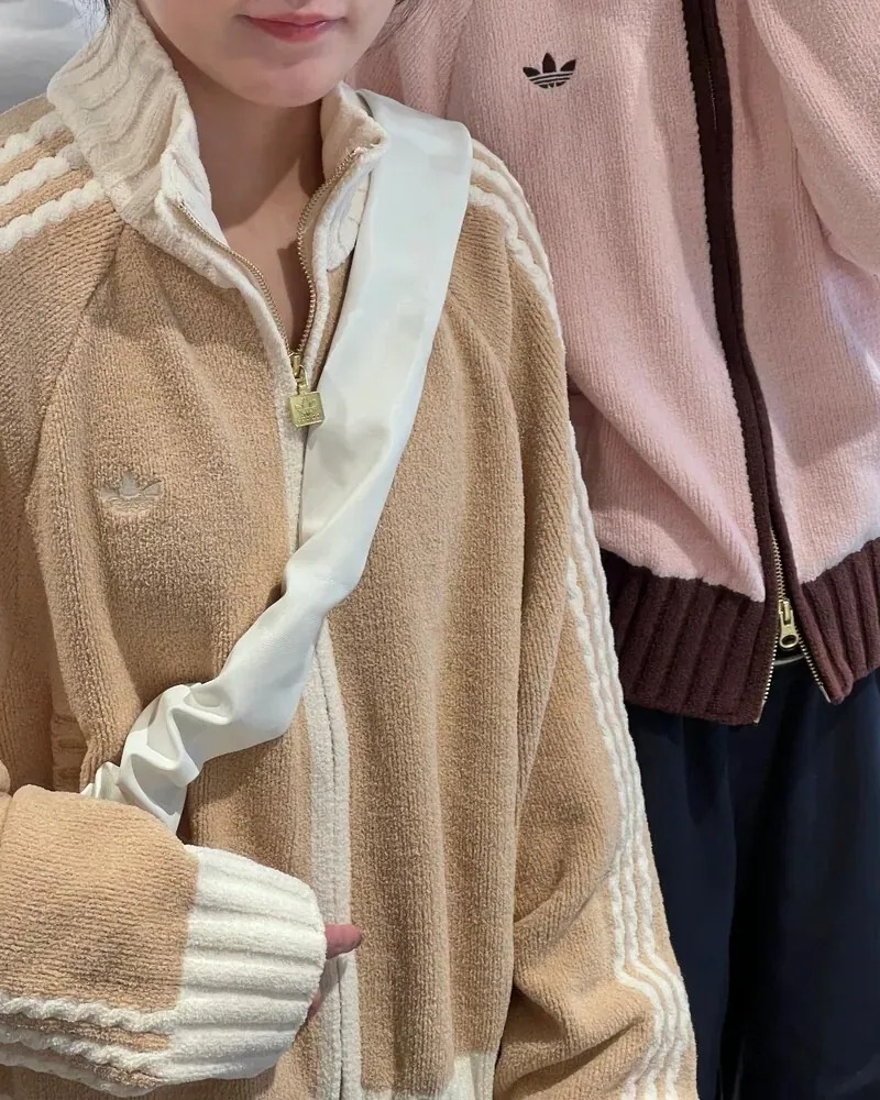 2128 - Áo Adidas Originals Knit Track Top Beige KV8866 [HÀNG CHÍNH HÃNG]