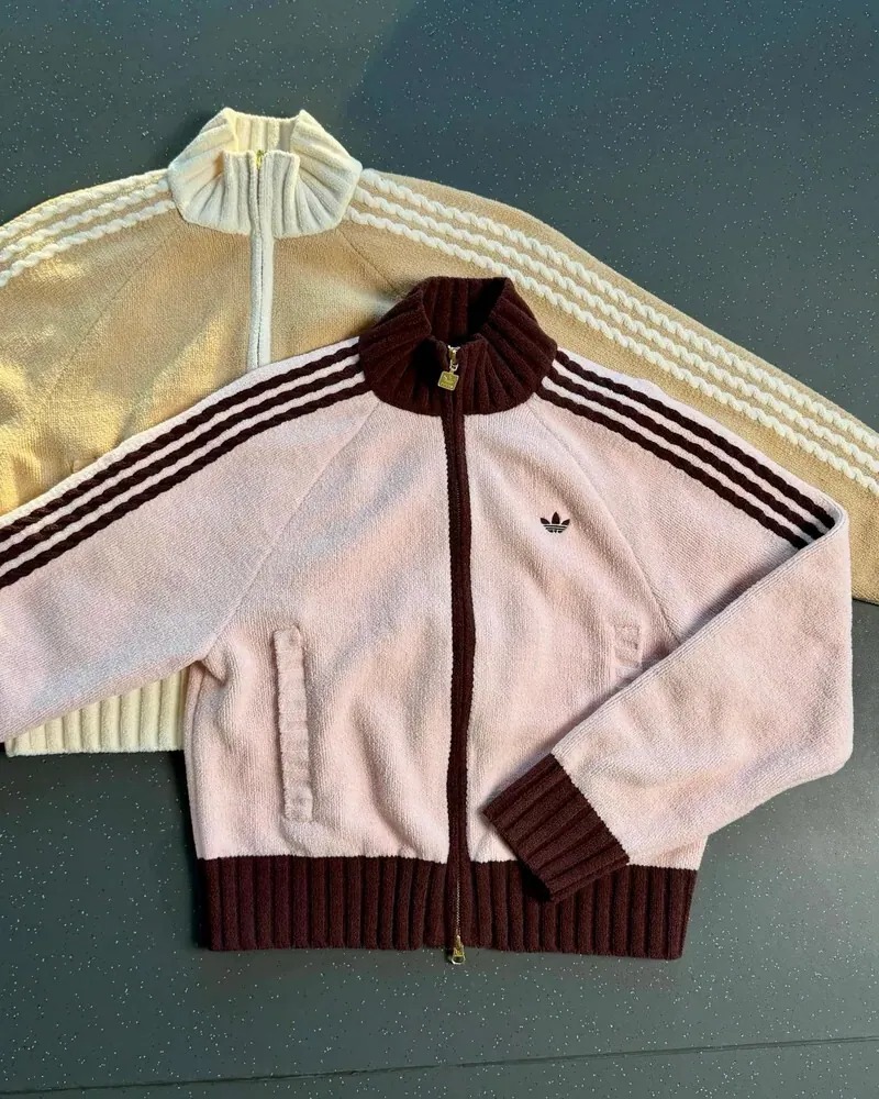 2128 - Áo Adidas Originals Knit Track Top Beige KV8866 [HÀNG CHÍNH HÃNG]