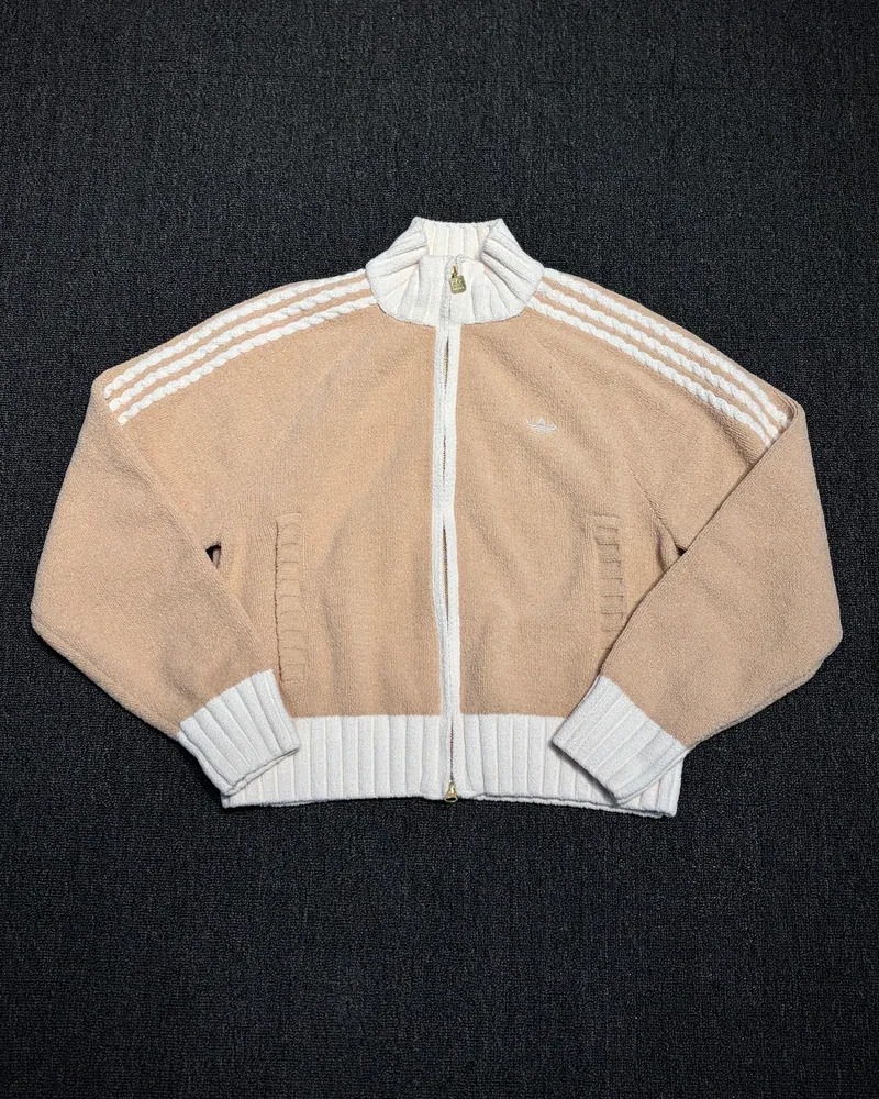 2128 - Áo Adidas Originals Knit Track Top Beige KV8866 [HÀNG CHÍNH HÃNG]
