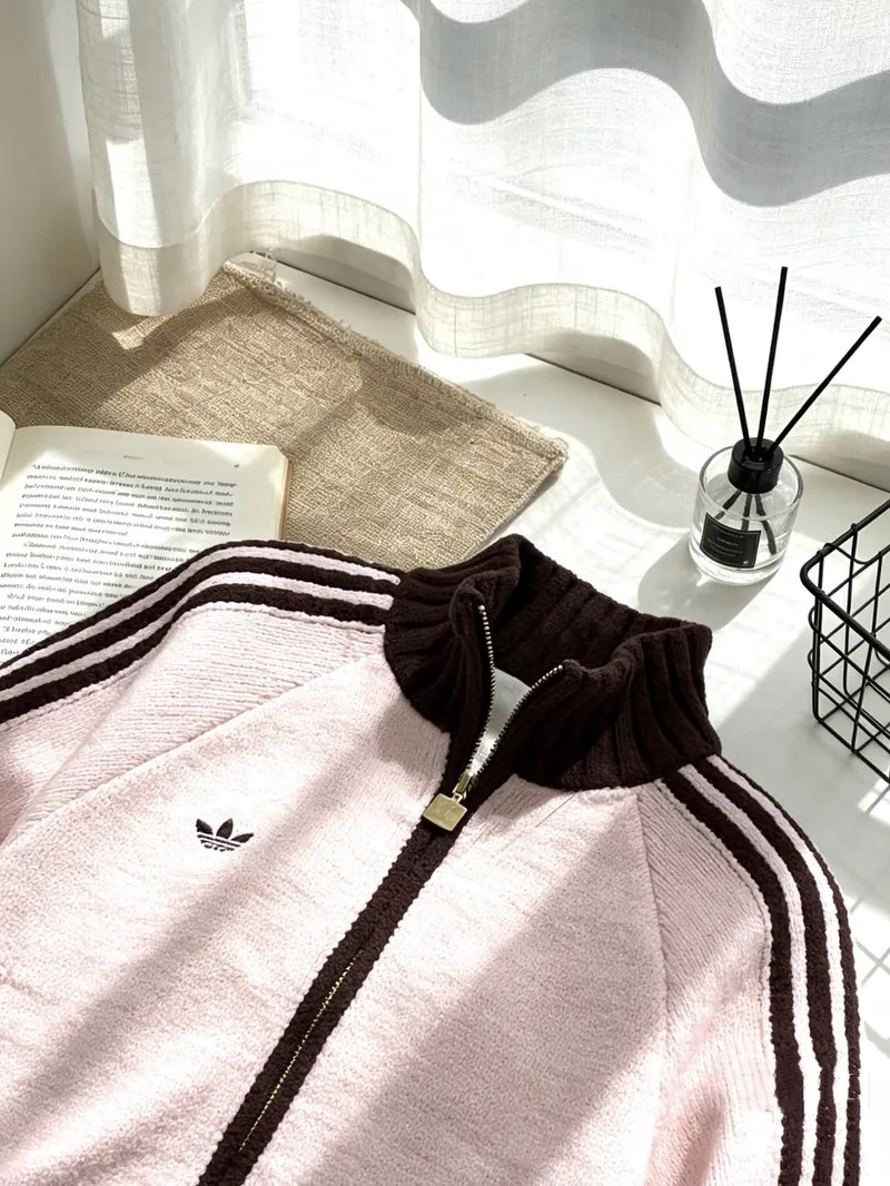 2127 - Áo Adidas Originals Knit Track Top Hồng Dâu KV8867 [HÀNG CHÍNH HÃNG]