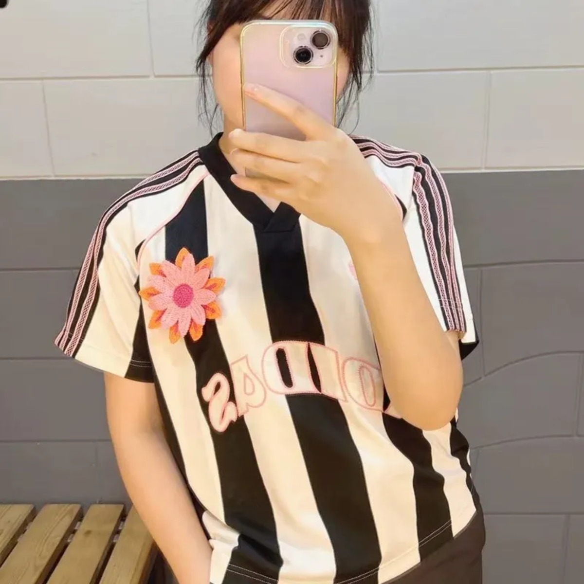 1688 - Áo Adidas Originals Wonder Black White Jersey KC0672 [HÀNG CHÍNH HÃNG]