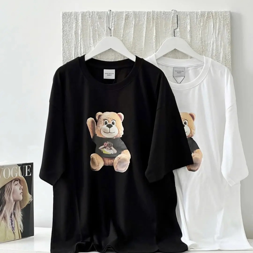 2753 - Áo ADLV Ac Bear Baby Face Đen Acmé de la vie [HÀNG CHÍNH HÃNG]