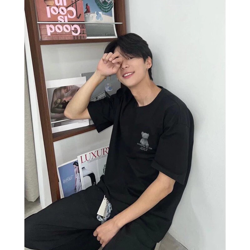 1952 - Áo ADLV Fuzzy Bear Black ADLV-23SS-SSAFZB-BLK Acmé de la vie [HÀNG CHÍNH HÃNG]