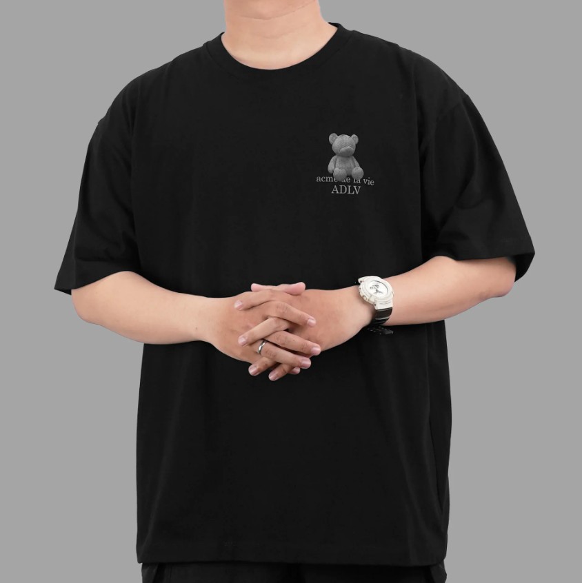 1952 - Áo ADLV Fuzzy Bear Black ADLV-23SS-SSAFZB-BLK Acmé de la vie [HÀNG CHÍNH HÃNG]
