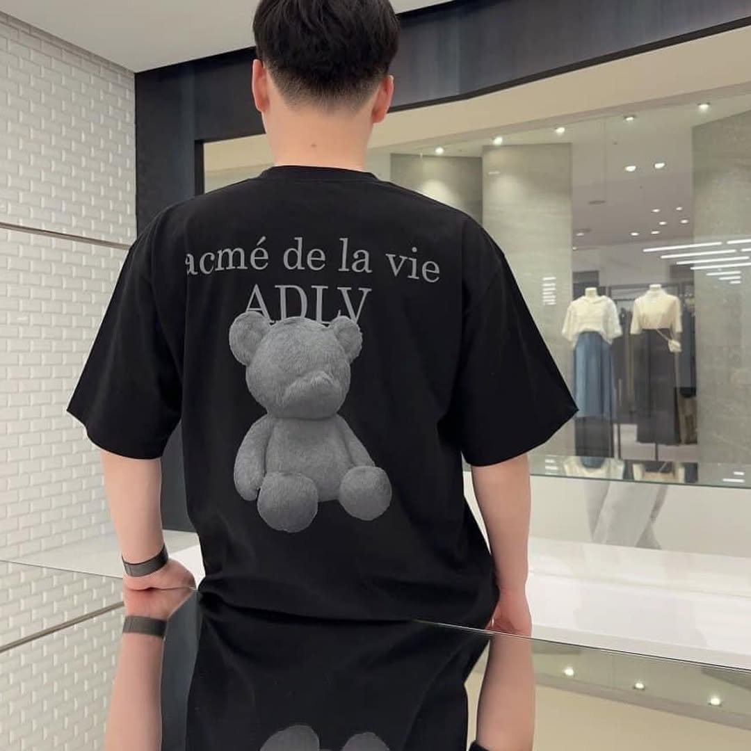 1952 - Áo ADLV Fuzzy Bear Black ADLV-23SS-SSAFZB-BLK Acmé de la vie [HÀNG CHÍNH HÃNG]