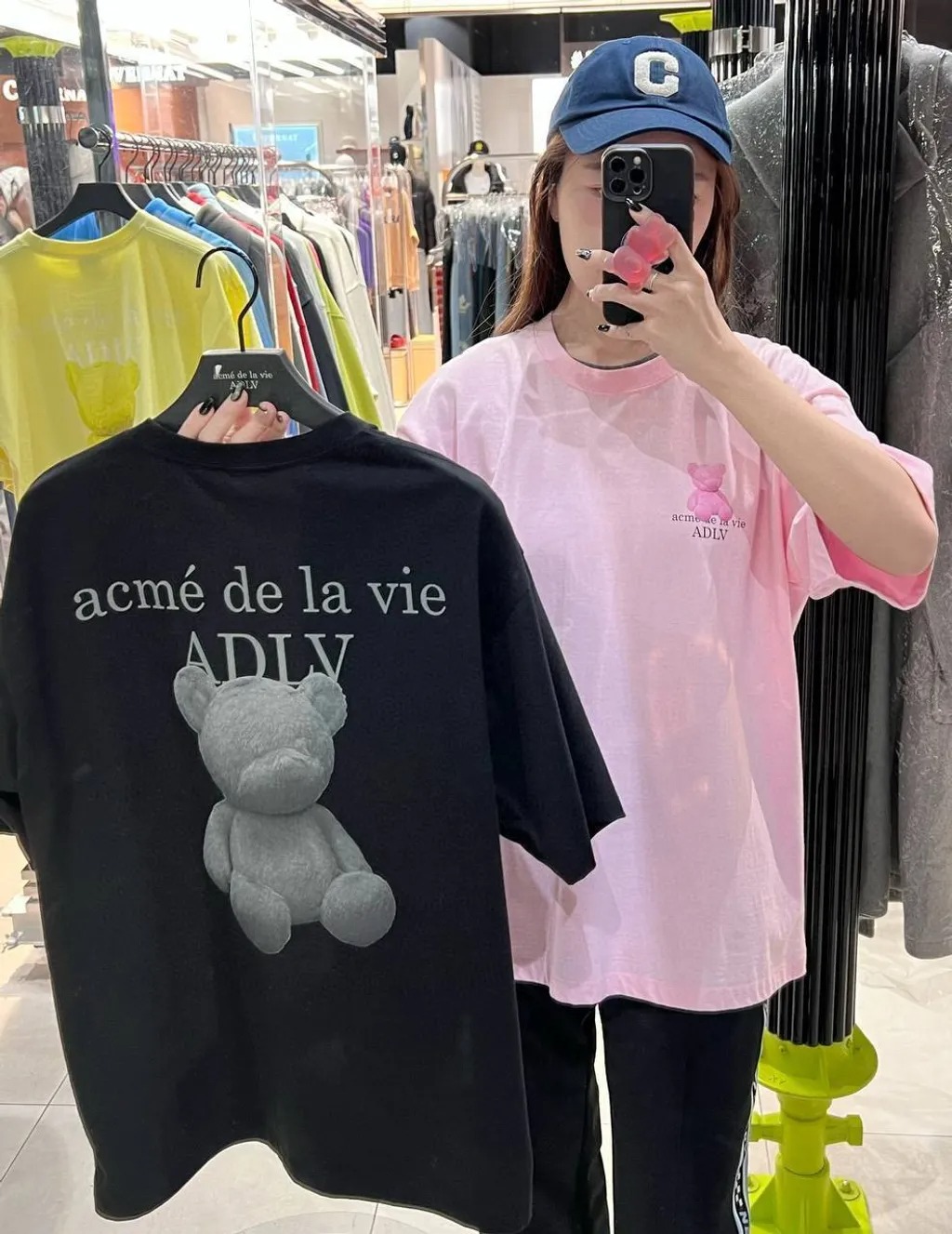 1953 - Áo ADLV Fuzzy Bear Pink ADLV-23SS-SSAFZB-IPK Acmé de la vie [HÀNG CHÍNH HÃNG]